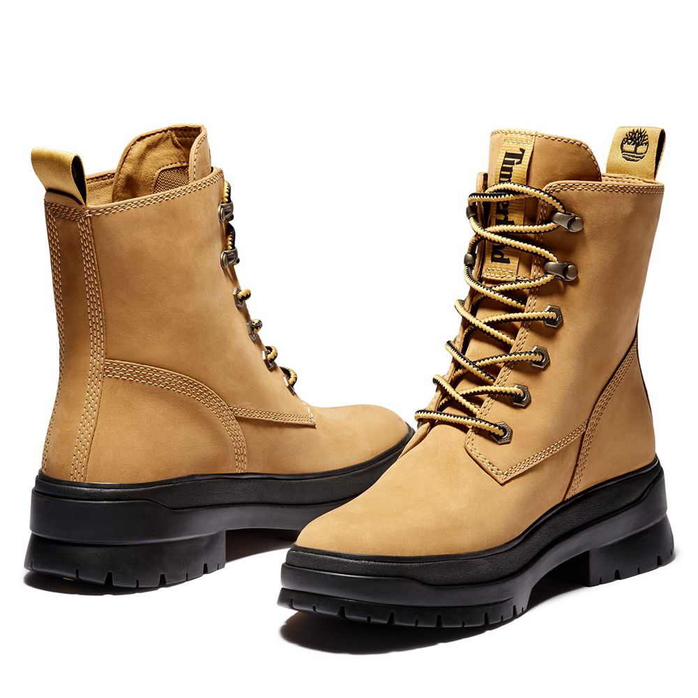 Botas Con Cordones Timberland Argentina Mujer - Malynn Ek+ Waterproof - Marrones/Negras - GTCNYX-318